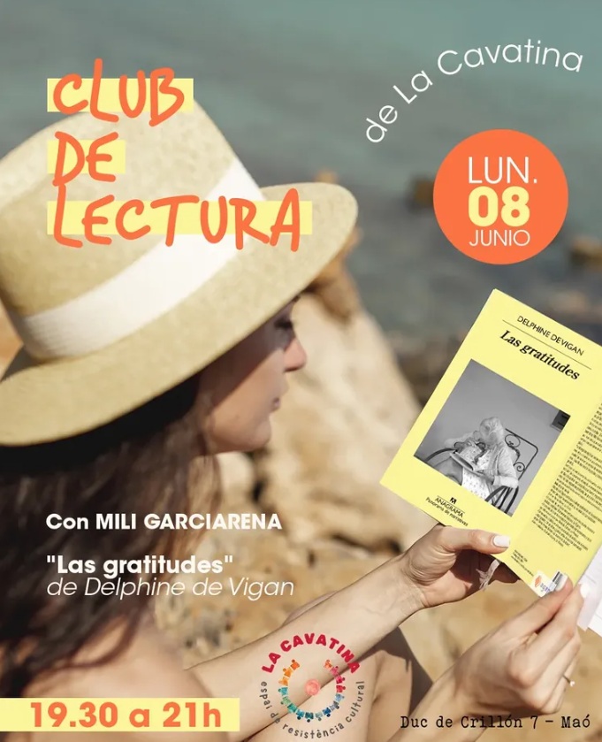 Club de lectura: “Las gratitudes” de Delphine de Vigan