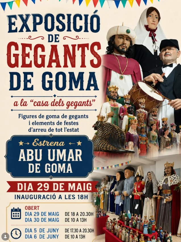 Exposició Gegants de goma