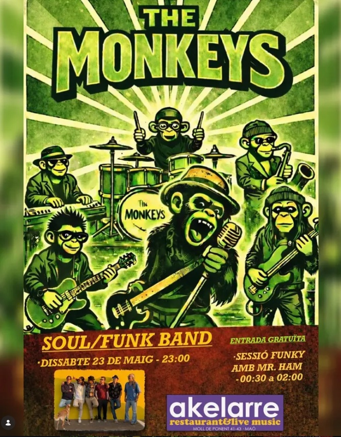 THE MONKEYS – Soul/Funk Band
